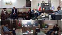 سرپرست بیمارستان معتمدی گرمسار به دیدار مسئولان شهر گرمسار رفت